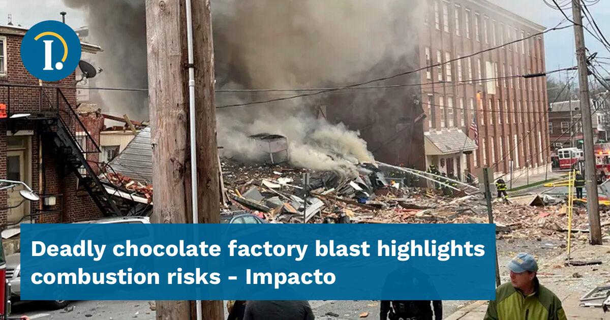 Deadly chocolate factory blast highlights combustion risks Impacto