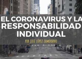 EL CORONAVIRUS Y LA RESPONSABILIDAD INDIVIDUAL