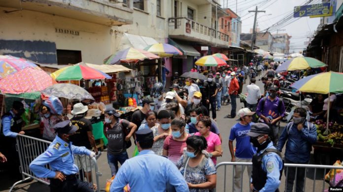 Miles de detenidos en Tegucigalpa Guatemala