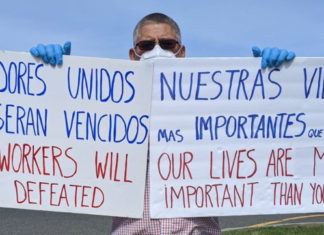 Trabajadores de hacen llamado a gobernador Murphy Trabajadores de hacen llamado a gobernador Murphy