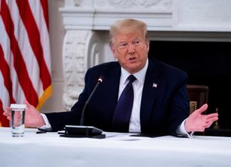 Trump cree que el manifestante 75 años puede ser un provocador miembro del ANTIFA