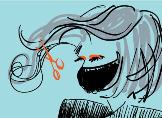 Cortarse el cabello de manera segura