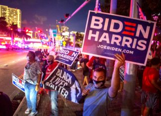 Crece confianza de latinos en Biden, mientras que en Trump sigue estancada