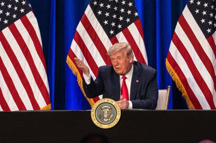 El presidente saliente de los Estados Unidos, Donald J. Trump