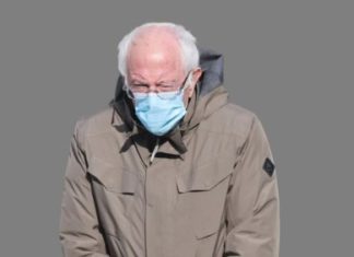 Coloridos mitones de senador Sanders generan millones para obras de caridad