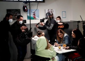 Rodajes y sets cinematográficos convertidos en búnkeres en la era de la covid