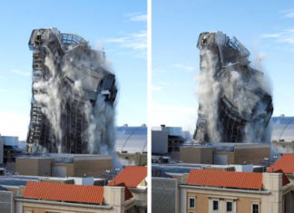 El casino que Trump levantó en Atlantic City, reducido a escombros