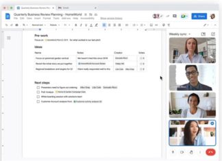 Google integra Docs, Meet y Tasks en su nueva plataforma Smart Canvas