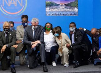 Nueva York se arrodilla 9 minutos y 29 segundos en memoria de George Floyd