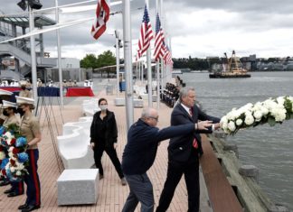 Nueva York recuerda a los caídos con un acto ya sin la sombra de la covid-19