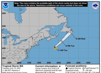 Se forma Bill, la segunda tormenta tropical del Atlántico