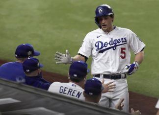 5-0. Seager y Muncy castigan con jonrones a los Filis