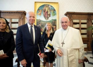 El papa bendice a Biden como «buen católico» y hablan de clima y migración