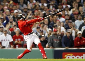 6-5. «Kike» Hernández y Danny Santana ponen a Medias Rojas en Serie Campeonat