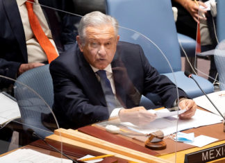El presidente mexicano irrumpe en la ONU con un discurso incomodo