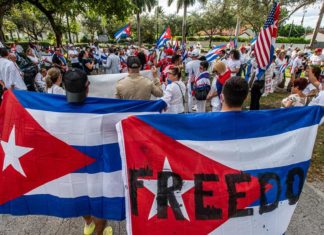 Fin de semana de apoyo del exilio de Miami a la marcha opositora del 15N