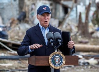 Biden visita Kentucky tras tornados y promete su ayuda para reconstrucción