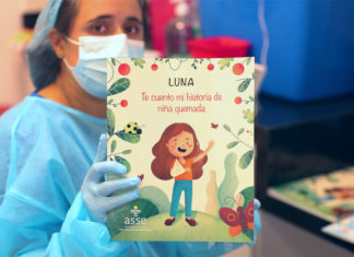 Entre libros y helados, los niños se vacunan contra la COVID-19 en Uruguay