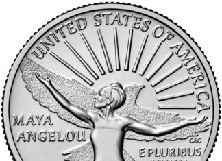 Maya Angelou será la primer afroamericana en aparecer en una moneda de cuarto de dólar