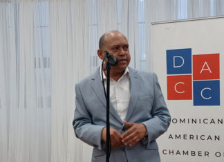 Cortan el lazo de la Cámara de Comercio Domínico-Americana