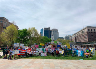 Filadelfia dijo presente durante las manifestaciones del 1 de mayo