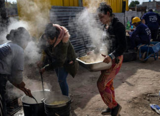 Masiva protesta en demanda de trabajo en Argentina