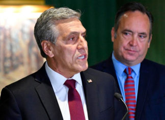 Pa. governor hopeful drops out, backs rival as primary nears