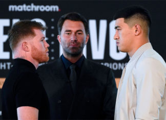 Saúl Álvarez combina golf con el boxeo para medirse a Bivol