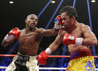 Un emocionado Mayweather Jr. ingresa al Salón de la Fama