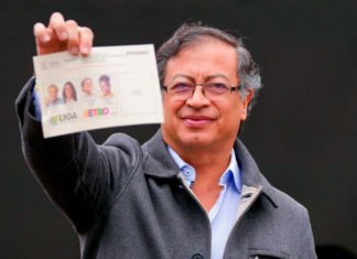 Ex-rebel wins runoff to be Colombia’s 1st leftist president