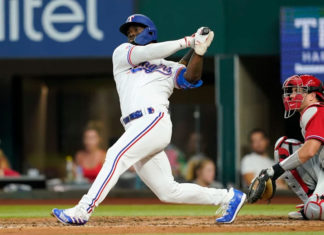 Rangers vencen a Filis por 9na vez consecutiva