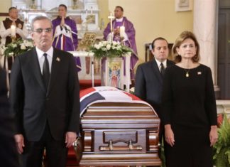 Velan al ministro dominicano asesinado en el Palacio Nacional