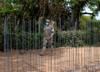 Avances en la construcción de verja en la frontera con Haití