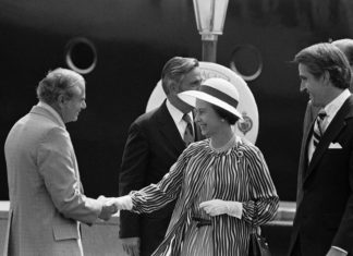 La visita de la reina Isabel II en Filadelfia