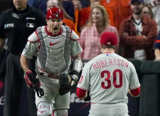 Phillies bring 1-0 lead into World Series Game 2 against Astros