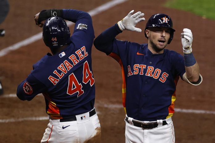 5-2. Framber Valdez domina a Filis y Astros igualan la Serie Mundial