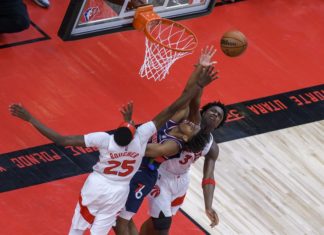 90-112: Los Sixers sin Embiid y con un Maxey sublime castigan a los Raptors