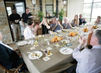 Enchiladas, gazpacho y hamburguesas en la intimidad de la cocina de los Bush