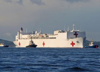 Buque hospital de Estados Unidos llegará a República Dominicana el lunes