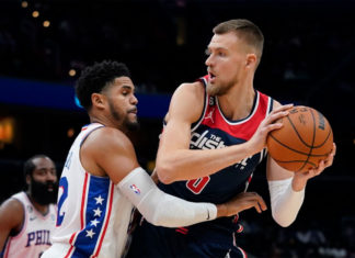 Harden, Maxey lead 76ers past Wizards 118-111