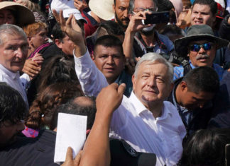 Mexico’s López Obrador leads massive pro-government march