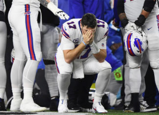Bills’ Hamlin in critical condition after collapse on field