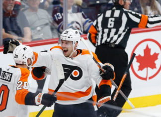 Carter Hart makes 40 saves, Flyers beat Jets 4-0