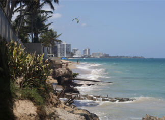 Preocupación en Puerto Rico por la gran erosión costera tras huracanes