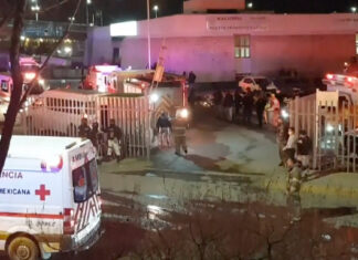 México: 39 muertos en un incendio en un centro migratorio