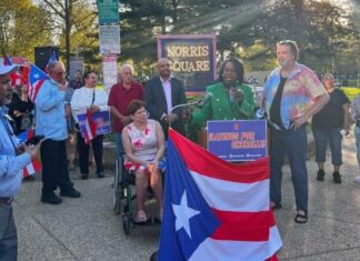 Líderes latinos dan su apoyo a la aspirante demócrata a la alcaldía Cherelle Parker