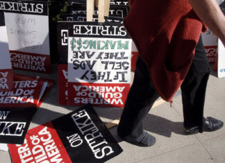 El Sindicato de Guionistas de EE. UU., firme ante el «reto» de la huelga