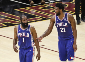 Los Sixers descorchan el ‘playoff’ con una lluvia de triples ante los Nets 121-101