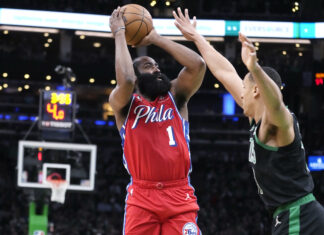 76ers sobreviven; se llevan juego 1 de semis ante Celtics