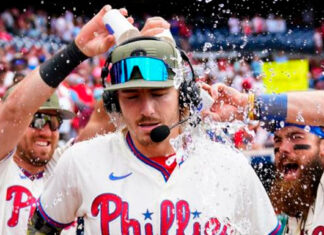 Con jonrón de Stott, Filis supera n2-1 a Cachorros